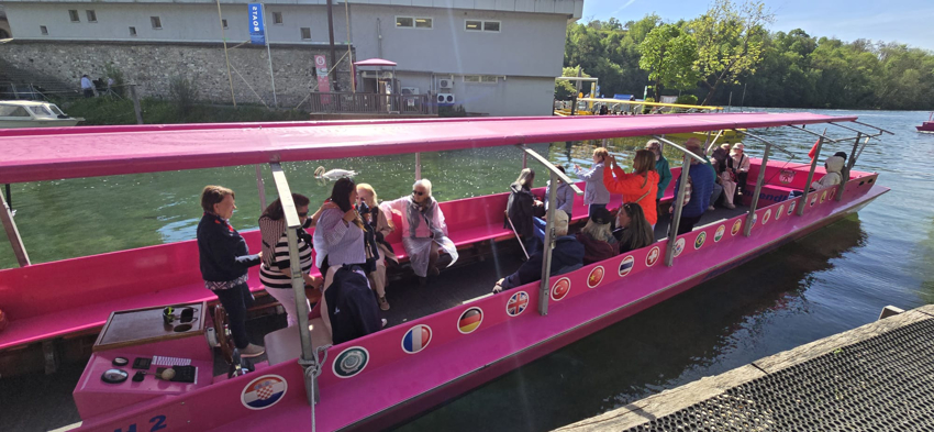 Bateau visite chutes du Rhin