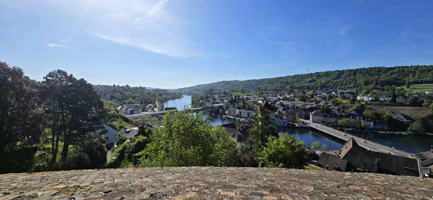 Vue sur le Rhin depuis le Munot