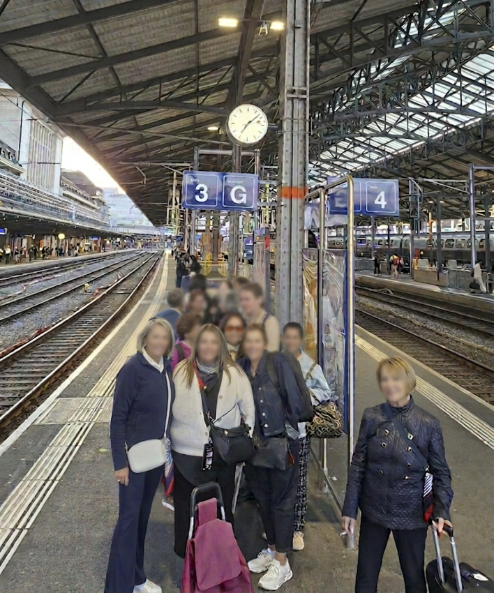 1 Photo départ pour Domodossola